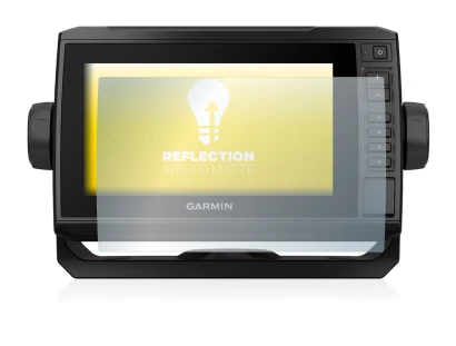 Abbildung des Geräts Garmin ECHOMAP UHD 72cv mit einer Vielzahl des Displayschutzes.