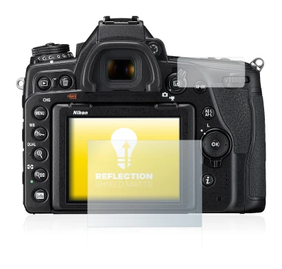 Abbildung des Geräts Nikon D780 mit einer Vielzahl des Displayschutzes.
