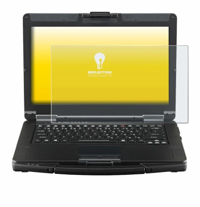 Abbildung des Geräts Panasonic Toughbook FZ-55 Touch mit einer Vielzahl des Displayschutzes.