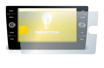 Abbildung des Geräts Volkswagen Arteon 2017-2019 Discover Media 8" 2017-2019 mit einer Vielzahl des Displayschutzes.
