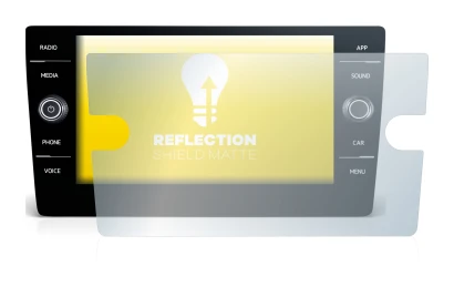 Abbildung des Geräts Volkswagen Touran 2017 Discover Media 8" 2017-2019 mit einer Vielzahl des Displayschutzes.