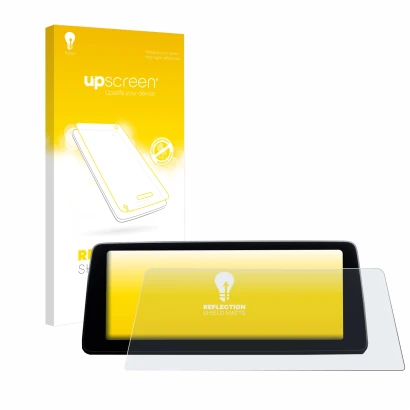 Vorderseite einer Produktverpackung mit dem Markenlogo upscreen. Daneben ist das Gerät BMW 7 G11 2016-2018 Infotainment System