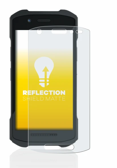 Abbildung des Geräts Zebra TC21 mit einer Vielzahl des Displayschutzes.