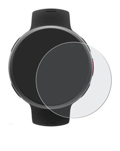 Abbildung des Geräts Polar Vantage V2 mit einer Vielzahl des Displayschutzes.