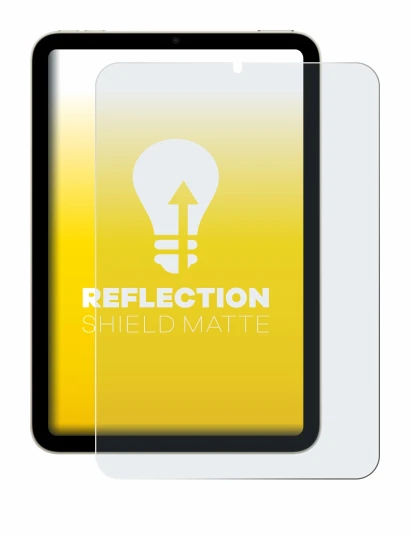 Abbildung des Geräts Apple iPad Mini 6 WiFi 2021 mit einer Vielzahl des Displayschutzes.