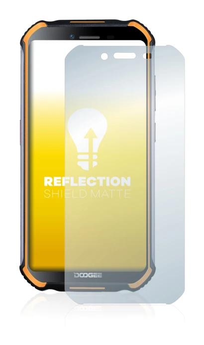 Abbildung des Geräts Doogee S40 Pro mit einer Vielzahl des Displayschutzes.