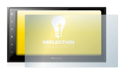 Abbildung des Geräts Pioneer SPH-DA250DAB mit einer Vielzahl des Displayschutzes.