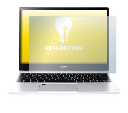 Abbildung des Geräts Acer Spin 3 SP313-51N mit einer Vielzahl des Displayschutzes.