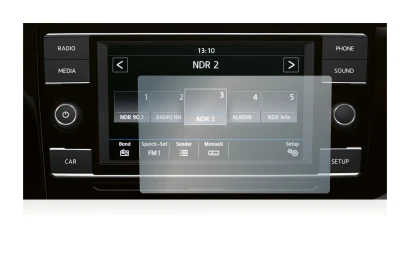 Abbildung des Geräts Volkswagen T6.1 California 2021 Composition Colour 6.5" mit einer Vielzahl des Displayschutzes.
