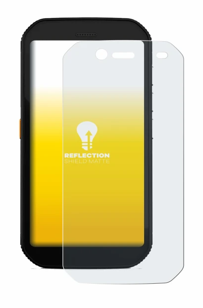 Abbildung des Geräts Caterpillar Cat S42 H+ mit einer Vielzahl des Displayschutzes.