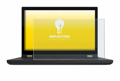 Abbildung des Geräts Lenovo ThinkPad P15 Gen 2 mit einer Vielzahl des Displayschutzes.