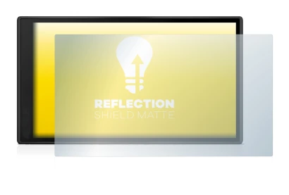 Abbildung des Geräts Garmin DriveSmart 66 mit einer Vielzahl des Displayschutzes.