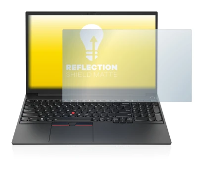 Abbildung des Geräts Lenovo ThinkPad E15 Gen 4 mit einer Vielzahl des Displayschutzes.