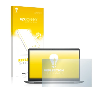 Vorderseite einer Produktverpackung mit dem Markenlogo upscreen. Daneben ist das Gerät Dell Precision 3570 mit dem zugehörigen