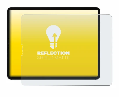 Abbildung des Geräts Apple iPad Pro 12.9" 2022 (im Querformat) mit einer Vielzahl des Displayschutzes.