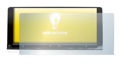 Abbildung des Geräts Volkswagen T7 Multivan Life Discover Media 10" mit einer Vielzahl des Displayschutzes.