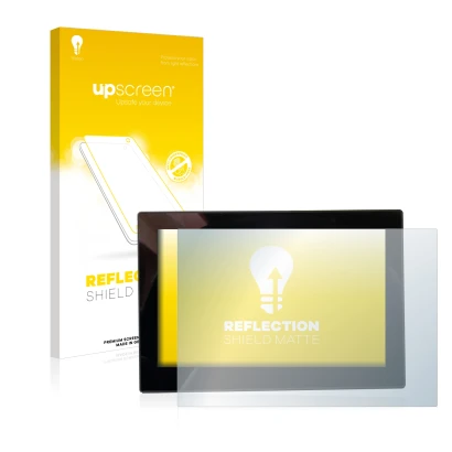 Vorderseite einer Produktverpackung mit dem Markenlogo upscreen. Daneben ist das Gerät MG 4 7-Zoll Digitales Instrumentendispl