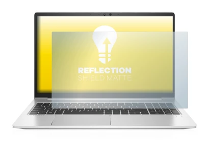 Abbildung des Geräts HP EliteBook 650 G9 mit einer Vielzahl des Displayschutzes.