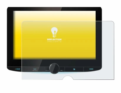 Abbildung des Geräts Kenwood DNR992RVS mit einer Vielzahl des Displayschutzes.