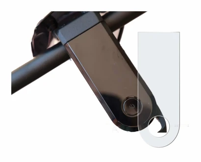 Abbildung des Geräts NIU KQi3 Max mit einer Vielzahl des Displayschutzes.