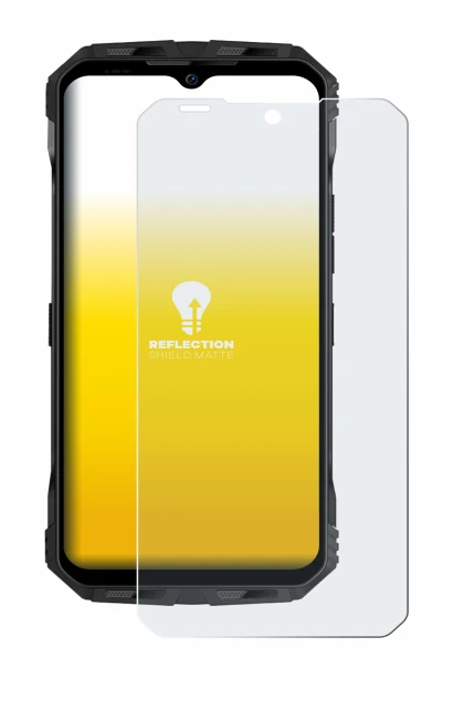 Abbildung des Geräts Doogee V30T mit einer Vielzahl des Displayschutzes.