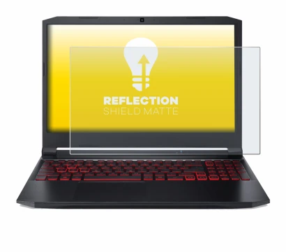 Abbildung des Geräts Acer Nitro 5 Gaming 15,6" mit einer Vielzahl des Displayschutzes.