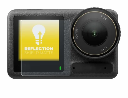 Abbildung des Geräts DJI Osmo Action 4 (Vorderes Display) mit einer Vielzahl des Displayschutzes.