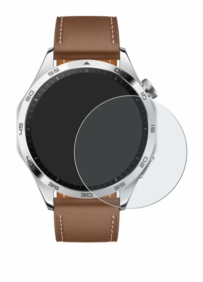 Abbildung des Geräts Huawei Watch GT 4 (46mm) mit einer Vielzahl des Displayschutzes.