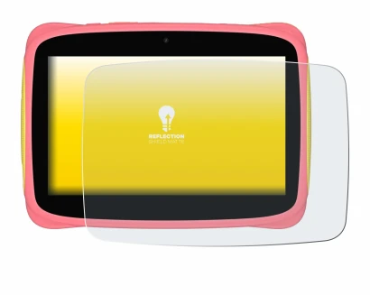 Abbildung des Geräts Blackview Tab 3 Kids mit einer Vielzahl des Displayschutzes.
