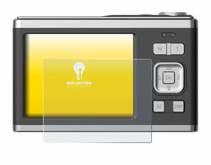 Abbildung des Geräts Rollei Compactline 10X mit einer Vielzahl des Displayschutzes.