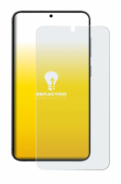 Abbildung des Geräts Samsung Galaxy S24 Plus mit einer Vielzahl des Displayschutzes.