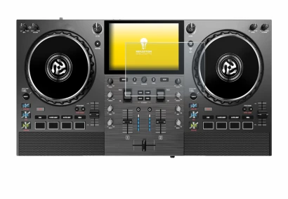Abbildung des Geräts Numark Mixstream Pro Go mit einer Vielzahl des Displayschutzes.