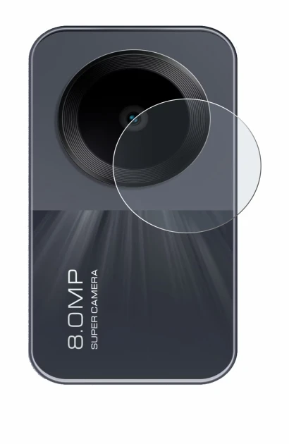 Abbildung des Geräts Xiaomi Redmi Pad SE (NUR Kamera) mit einer Vielzahl des Displayschutzes.