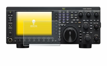 Abbildung des Geräts Kenwood TS-890S mit einer Vielzahl des Displayschutzes.
