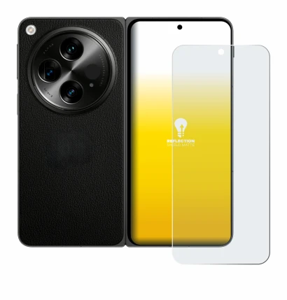 Abbildung des Geräts OnePlus Open (case-friendly) mit einer Vielzahl des Displayschutzes.