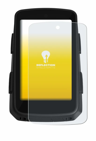 Abbildung des Geräts Hammerhead Karoo 3 mit einer Vielzahl des Displayschutzes.