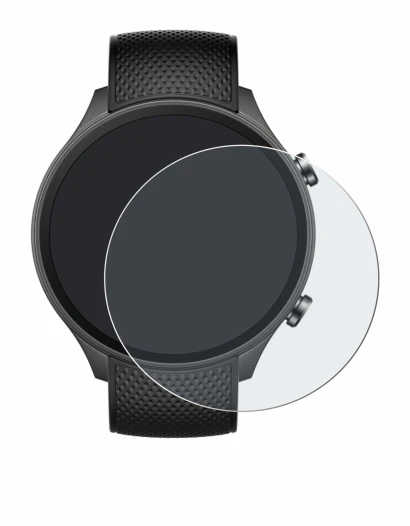 Abbildung des Geräts OnePlus watch 2R mit einer Vielzahl des Displayschutzes.