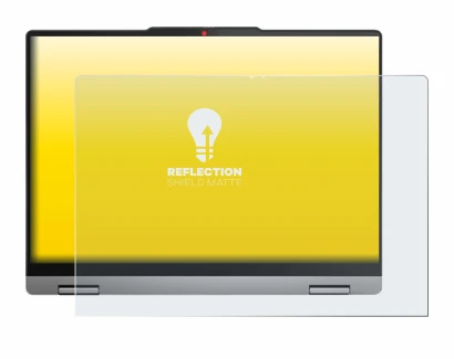 Abbildung des Geräts Lenovo IdeaPad 5x 2-in-1 Gen 9 14" mit einer Vielzahl des Displayschutzes.