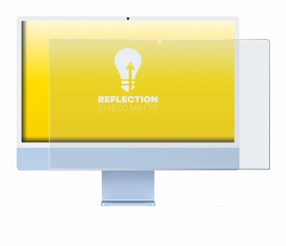 Abbildung des Geräts Apple iMac 24" M4 2024 mit einer Vielzahl des Displayschutzes.