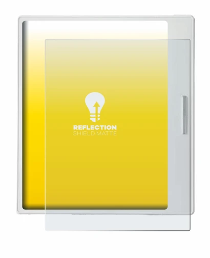 Abbildung des Geräts Boox Go Color 7 White Edition mit einer Vielzahl des Displayschutzes.