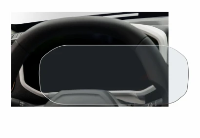 Abbildung des Geräts Dacia Duster Tacho (2024) mit einer Vielzahl des Displayschutzes.