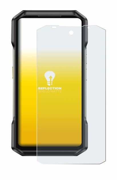 Abbildung des Geräts Ulefone Armor 27 mit einer Vielzahl des Displayschutzes.