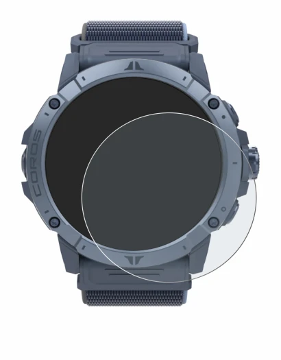 Abbildung des Geräts Coros Vertix 2S mit einer Vielzahl des Displayschutzes.