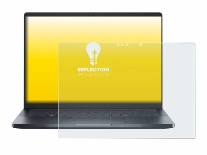 Abbildung des Geräts Dell Pro 14 Premium PA14250 Touch mit einer Vielzahl des Displayschutzes.