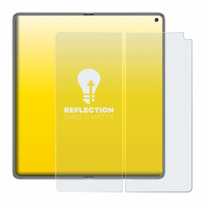 Abbildung des Geräts Huawei Mate X6 (Inneres Display) mit einer Vielzahl des Displayschutzes.