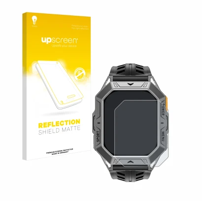 Vorderseite einer Produktverpackung mit dem Markenlogo upscreen. Daneben ist das Gerät Stahlgear Thor 2.0 mit dem zugehörigen 