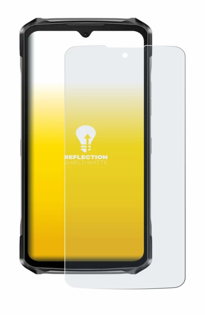 Abbildung des Geräts Doogee S119 mit einer Vielzahl des Displayschutzes.