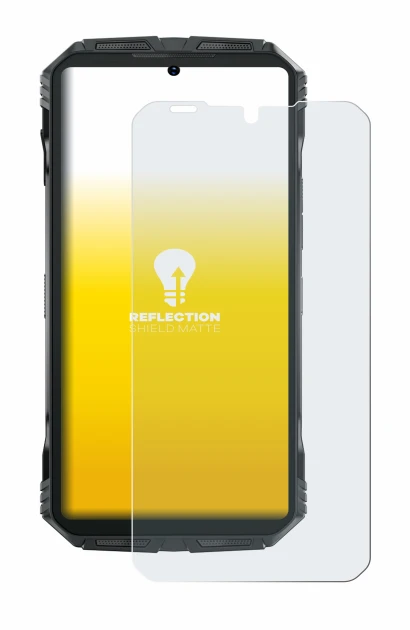 Abbildung des Geräts Doogee S Punk Pro mit einer Vielzahl des Displayschutzes.