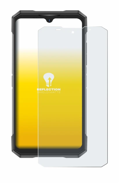 Abbildung des Geräts Doogee S200X mit einer Vielzahl des Displayschutzes.