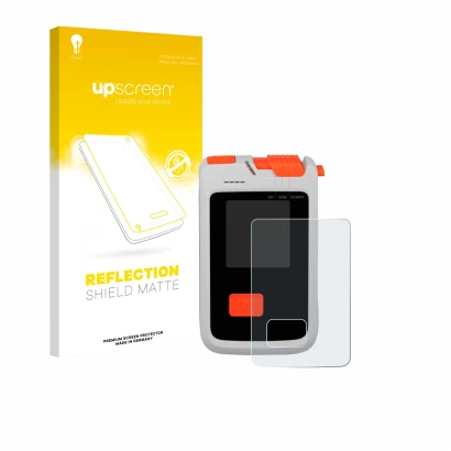 Vorderseite einer Produktverpackung mit dem Markenlogo upscreen. Daneben ist das Gerät Mammut Barryvox Barryvox 2 mit dem zuge